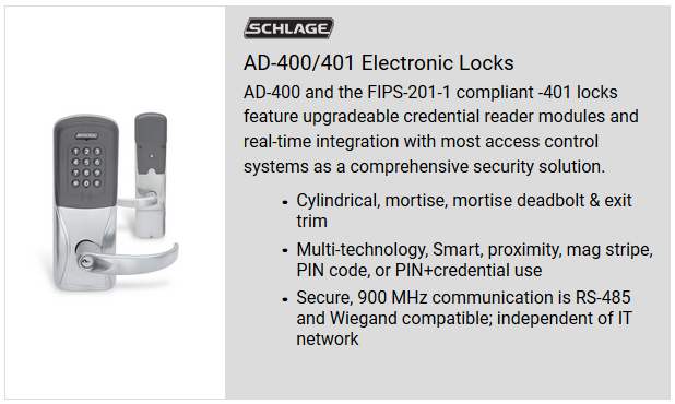 AD400 Locks
