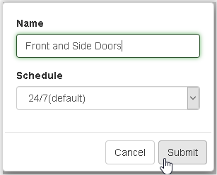 Access Group Submit Button