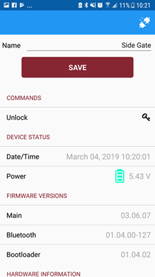 Lock Information