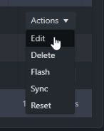 Controller Select Edit