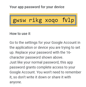 App Password