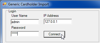 Generic import - connect