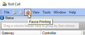 Pause Printing