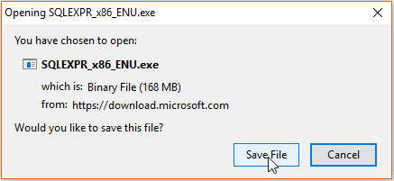 SQL Express Download File