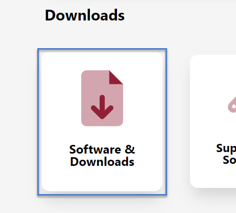 Software and Downloads
