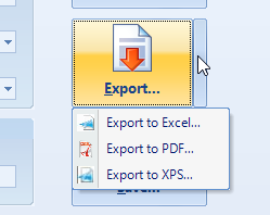 Export Options