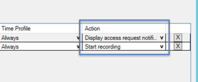 Access Control Actions