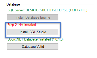 SQL Studio Not Installed