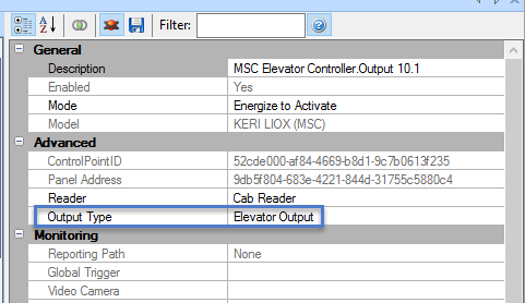 Check GIOX Output Type