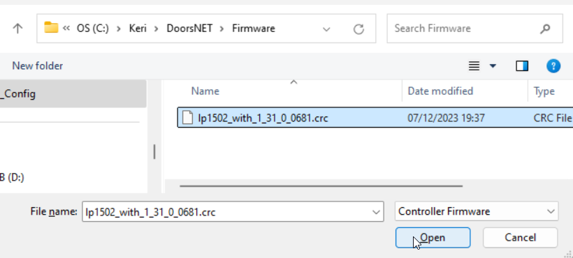 New LP Firmware