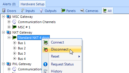 NXT Controller Disconnect