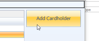Add Cardholder Button